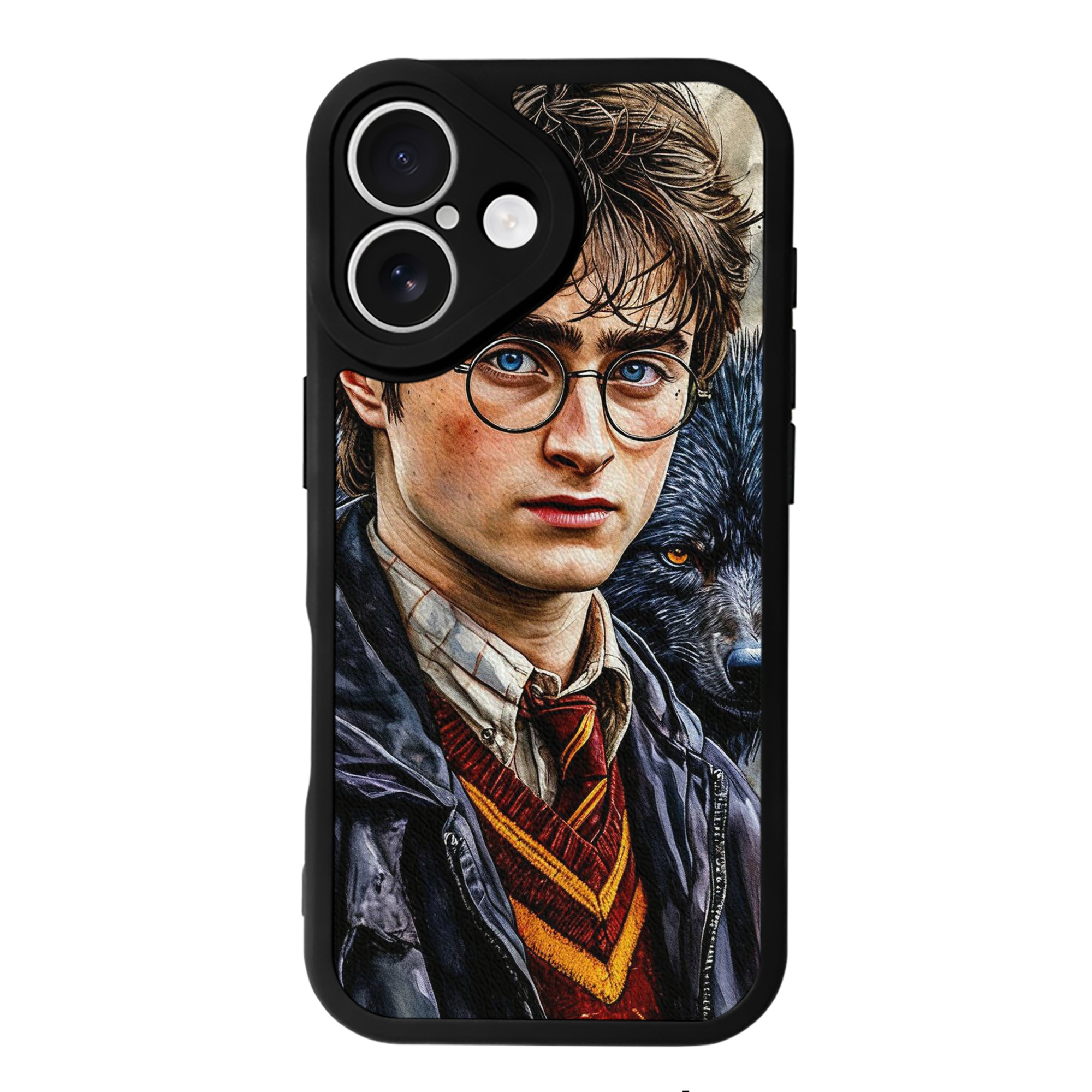 （画像用） Harry Potter ハリー・ポッターシリーズ 【iPhone 16シリーズ対応】シリコンスマホケース（レザー調） 材質：シリコン